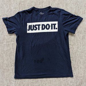 Navy Blue Nike Just Do It Tee Shirt